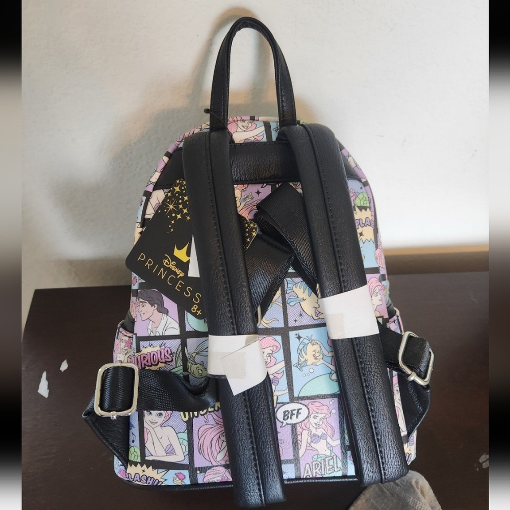 Loungefly The little Mermaid AOP Mini Backpack - Picture 6 of 9